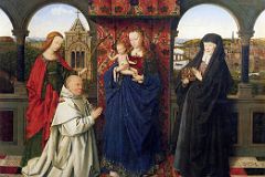 08 Virgin and Child, with Saints and Donor - Jan van Eyck and Workshop 1441-43 Frick Collection New York City.jpg